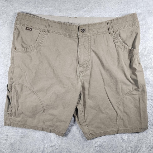Kuhl Other - Kuhl Ramblr Shorts Mens 40 Beige Cargo Canvas Stretch Outdoor Hiking Travel